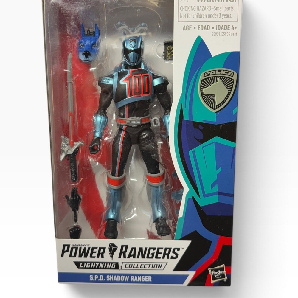 Hasbro Power Rangers Lightning Collection Figure S.P.D. Shadow Ranger Black